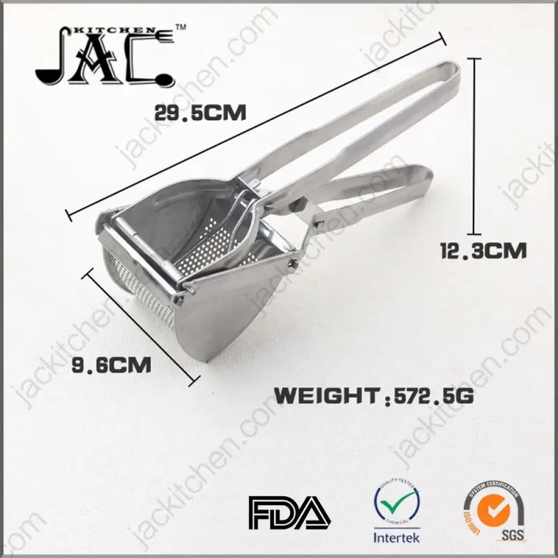 Multifunctional Flexible Stainless Steel Ergonomic Garlic Press