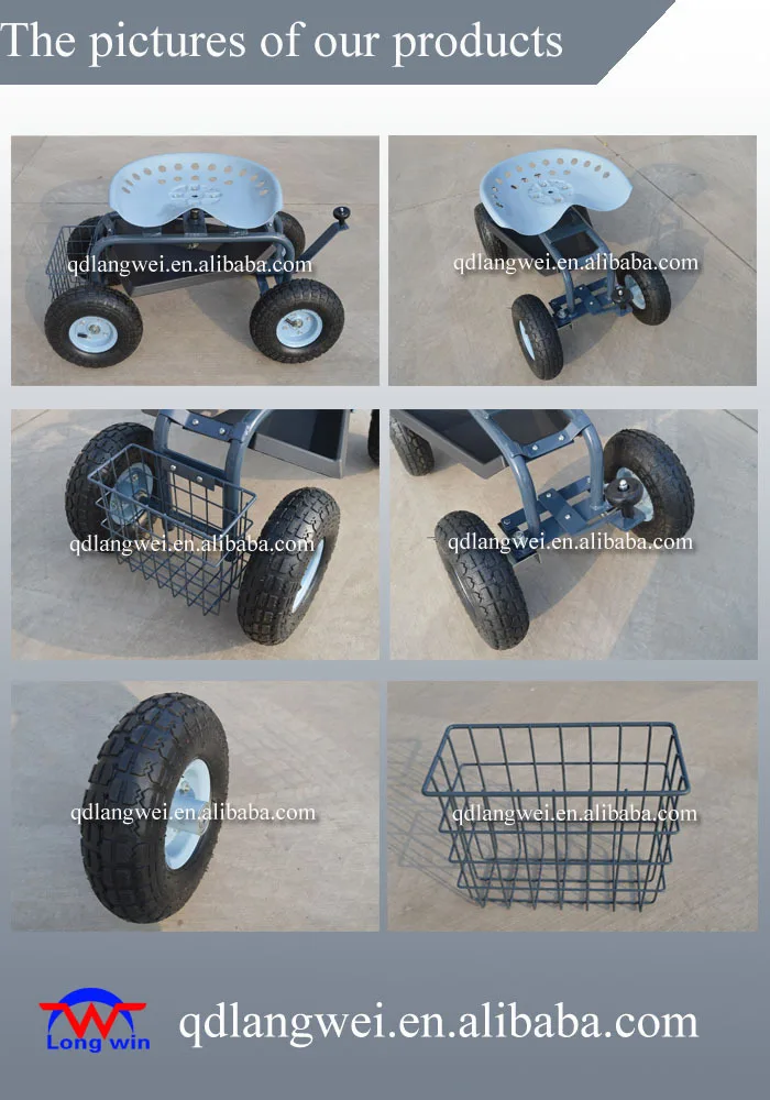 Garden Tractor Seat Cart Rolling Garden Metal Swing Seat Buy Garden