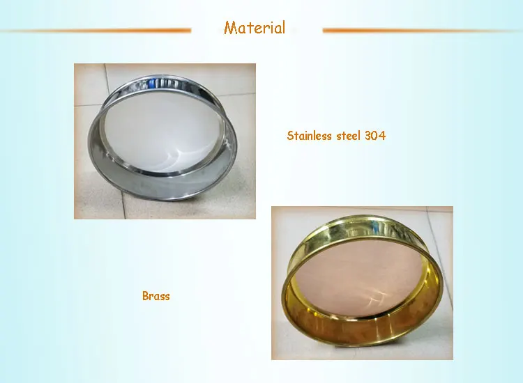 ASTM Standard lab Woven Wire Mesh Copper Test Sieve