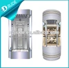 Machine Room Panoramic Glass Elevator For Home