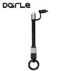 2018 usb key chain charger short micro 2 in 1 phone charging cable