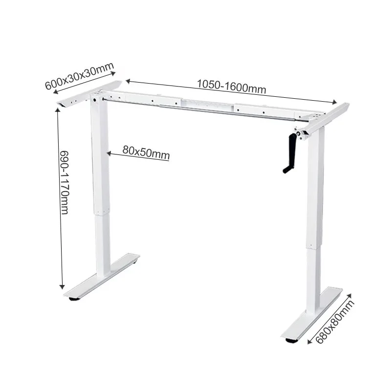 Foshan Low Moq Hand Crank Working Table With Manual Lift Mechanism