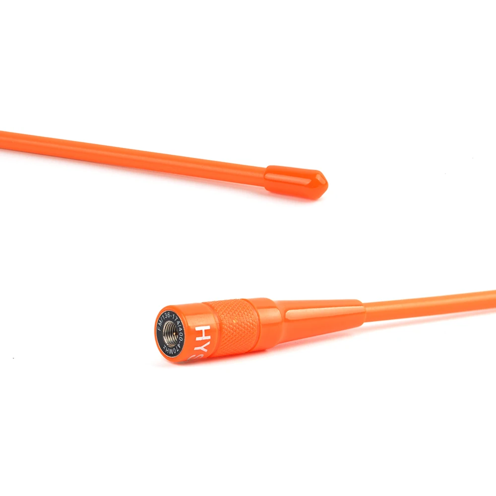 Antenna Radio Dual Band HYS 771N 15.6 Pollici - BNC Per Walkie Talkie Cobra/Midland/Uniden 144-430MHz - Arancione - Foto 9