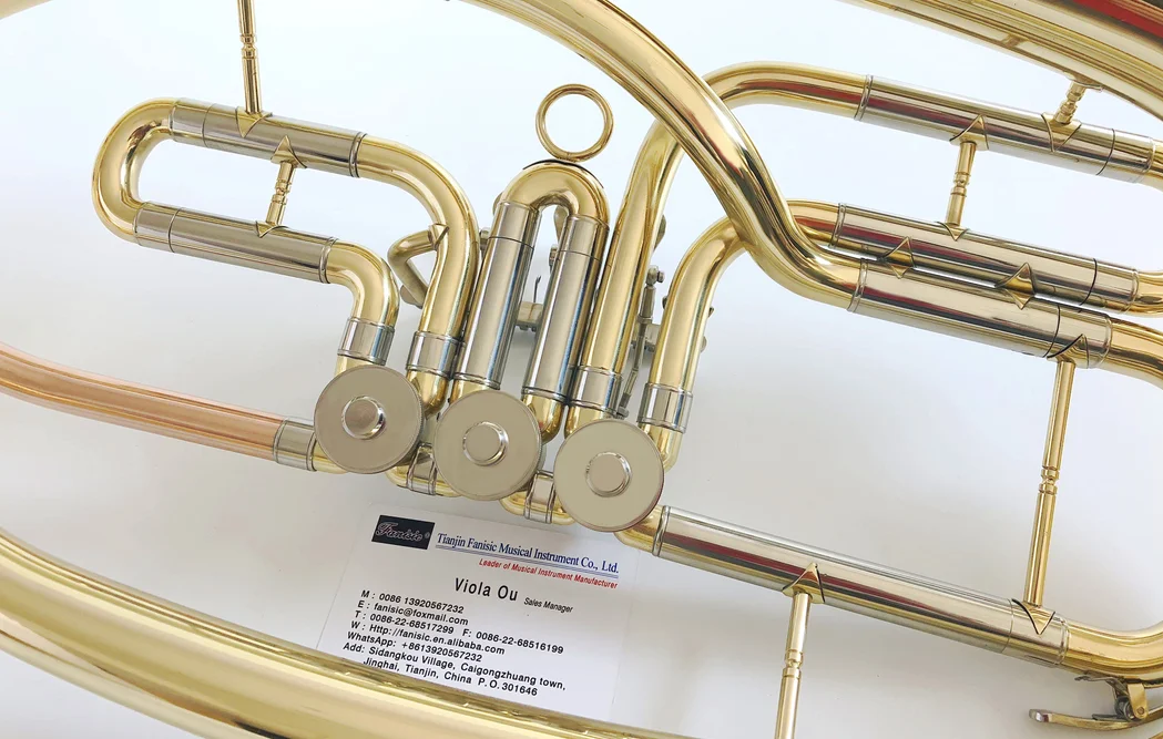 Bb Key 3 Valve Rotary Baritone/rotary Piston Baritone/baritone Horn ...