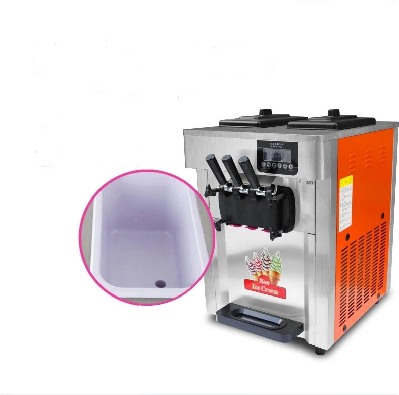 Commercial Table Top Automatic Soft Ice Cream Vending Machine For Sale