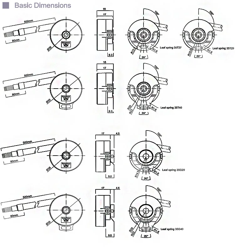 7mm hollow shaft encoder optical string 10000 pulse