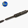 Reinforcing rebar cold swage connector splicing sleeve couplers