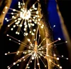 Christmas Home Fireworks Starburst multi color decorative solar led light outdoor led decorative light