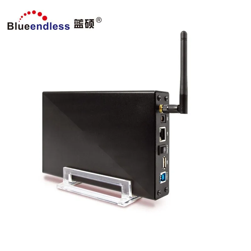 KIMAX BS-U35WF 2.5"USB 3.0 Wireless HDD Enclosure a4000mah battery wifi