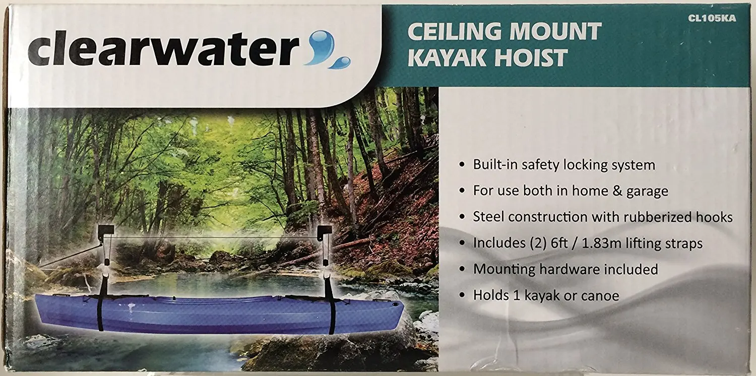Buy Clearwater Kayak Garage Mount Ceiling Hoist For Home Cl105ka