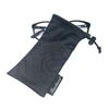 black polyester pouch, cheap microfiber sunglasses eyeglasses soft case