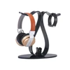 Black Acrylic Headphones Stand Headset Holder, Wired Wireless DJ Headphone Acrylic Stand