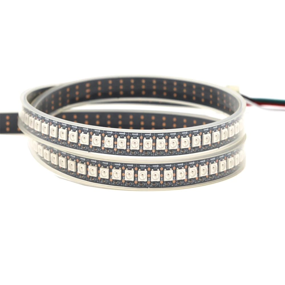 sk6812  3 pin rgb coloful 5v 144pixel addressable led strip