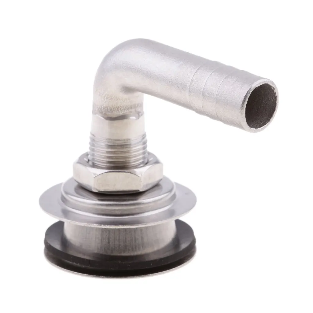 5//8/" Marine Boat Fuel Gas Tank Vent Stainless Steel Flush Mount 90 Degree