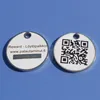 QR code supermarket trolley coin, shopping cart trolley coin, token trolley coin