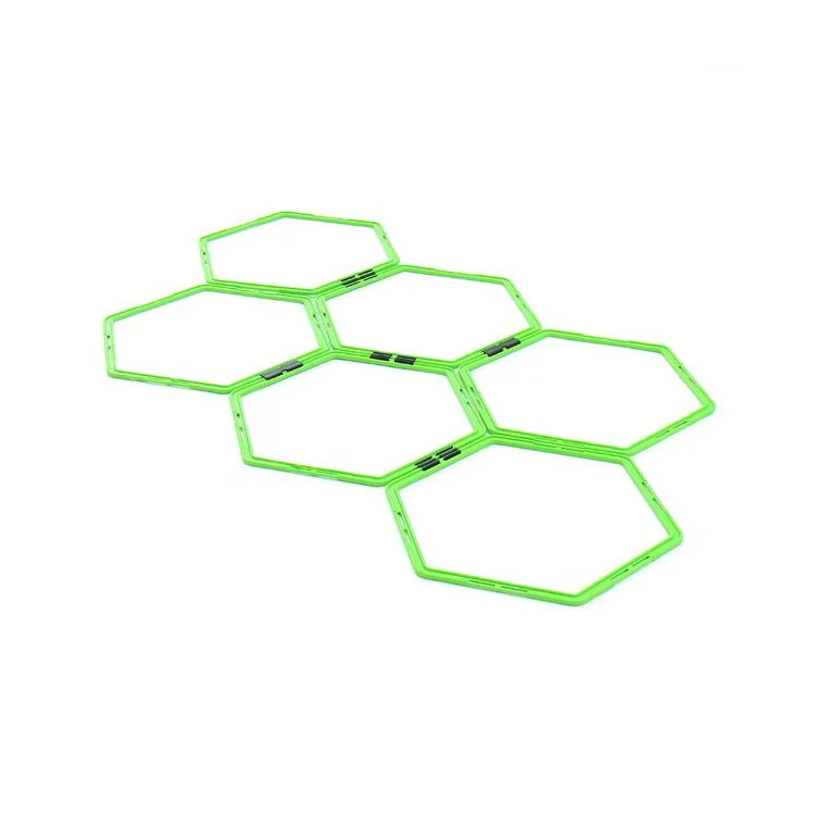 Football Soccer Training Equipment Agile Circle Hex Speed Agility Rings ...