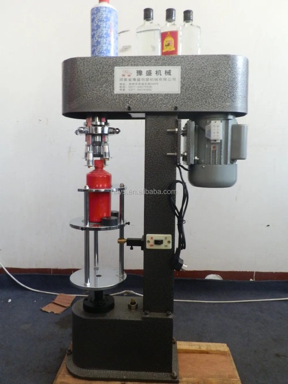 Semi Automatic Aluminum Cap Wine Bottle Screw Capper Machine Buy Wine