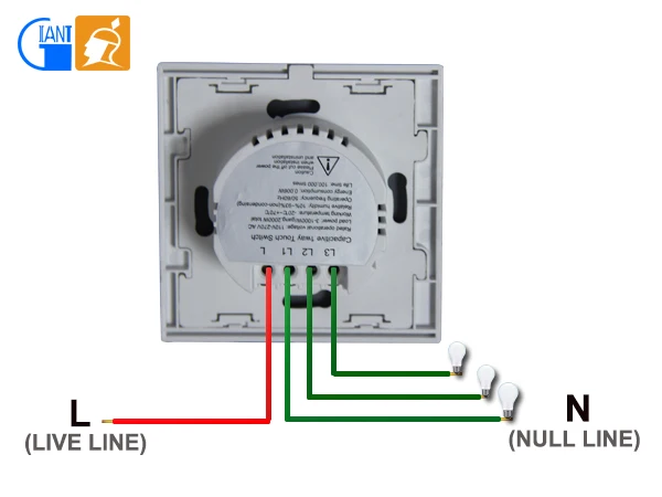 Как подключить сенсорный выключатель с вайфаем Alta Qualidade Luz De Controle Remoto Sem Fio Interruptor De Toque De Parede Gig