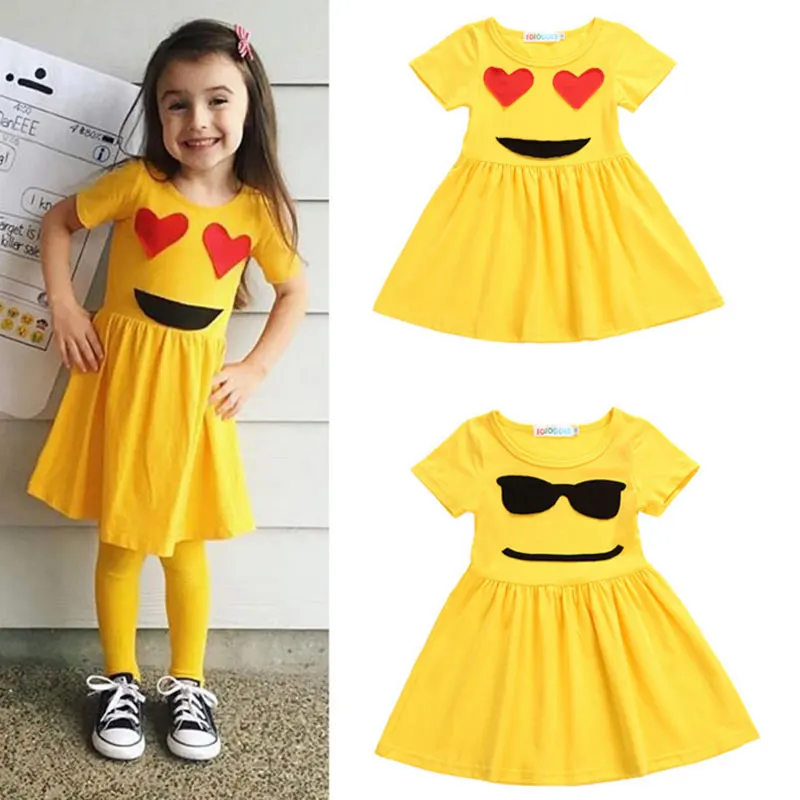 robe jaune enfant