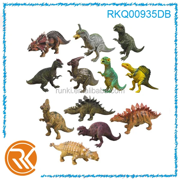 Binatang Buas Plastik Mainan 8 Model Dinosaurus King Gambar