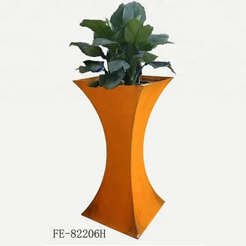 Vase Factory Rainbow Corten Steel Plastic Square Flower Pot Buy