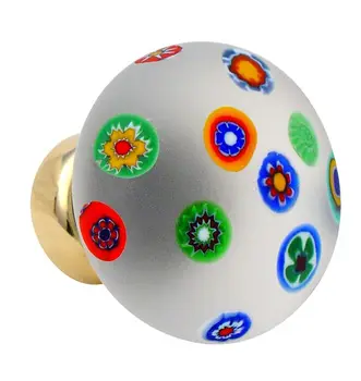 Uk Handmade High Quality Glass Cabinet Knob Millefiori Buy Glass