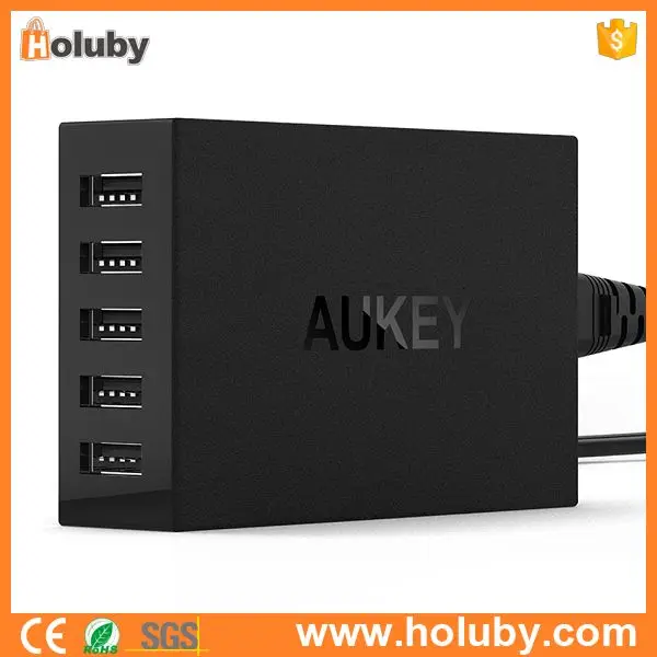 Aukey 2.4A 25W 5-Port 5 Ports High Speed Desktop Charger Smart Usb Wall Charging for Apple iPhone iPad Samsung HTC Xiaomi LG Aukey 2.4A 25W 5-Port 5 Ports High Speed Desktop Charger Smart Usb Wall Charging for Apple iPhone iPad Samsung HTC Xiaomi LG