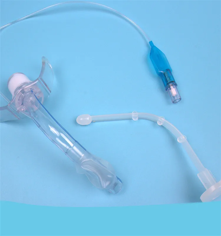 hot sale disposable clinic transparent tracheostomy