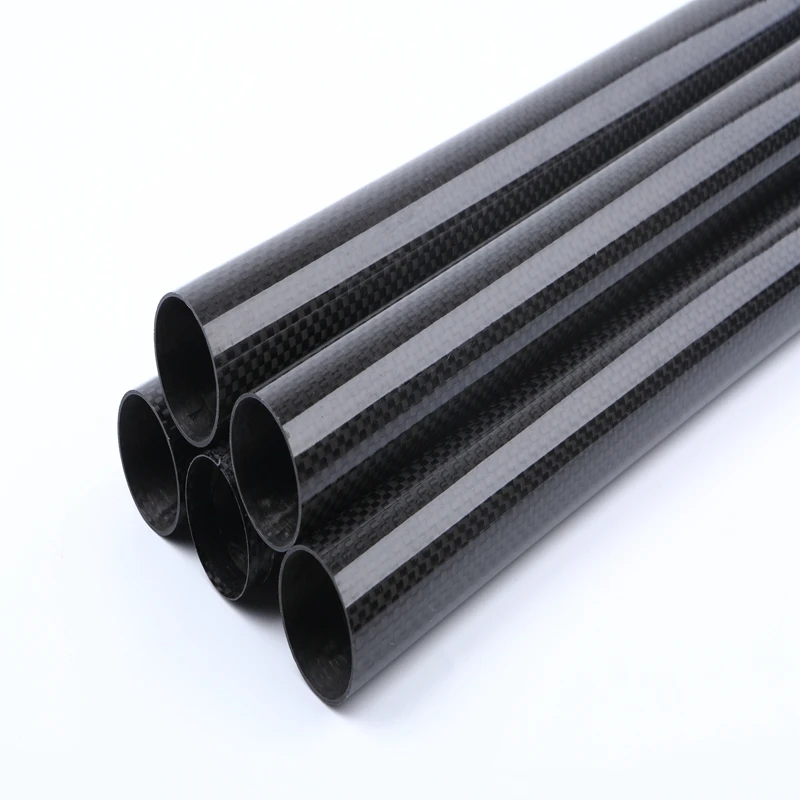 30mm X 25.4mm X 1000 Mm High Strength 3k Custom Carbon Fiber Tube For