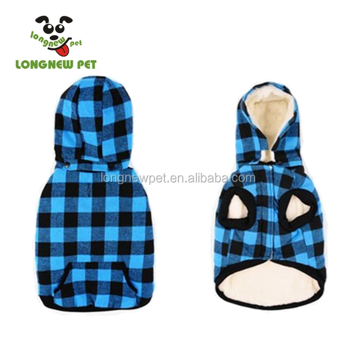 Best Outdoor Dog Jacket Classes Grid Winter Cotton Coat For Large Dog