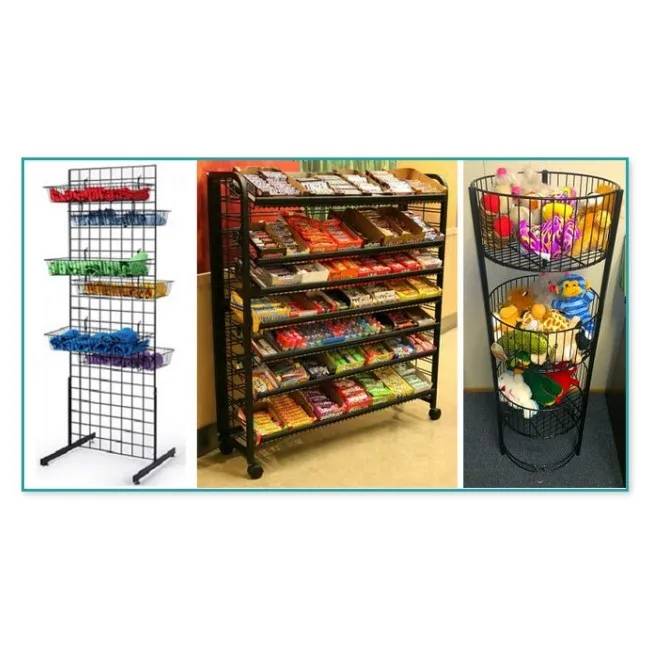 Estantes De Alambre De Metal Para Tienda Al Por Menor,Estante De