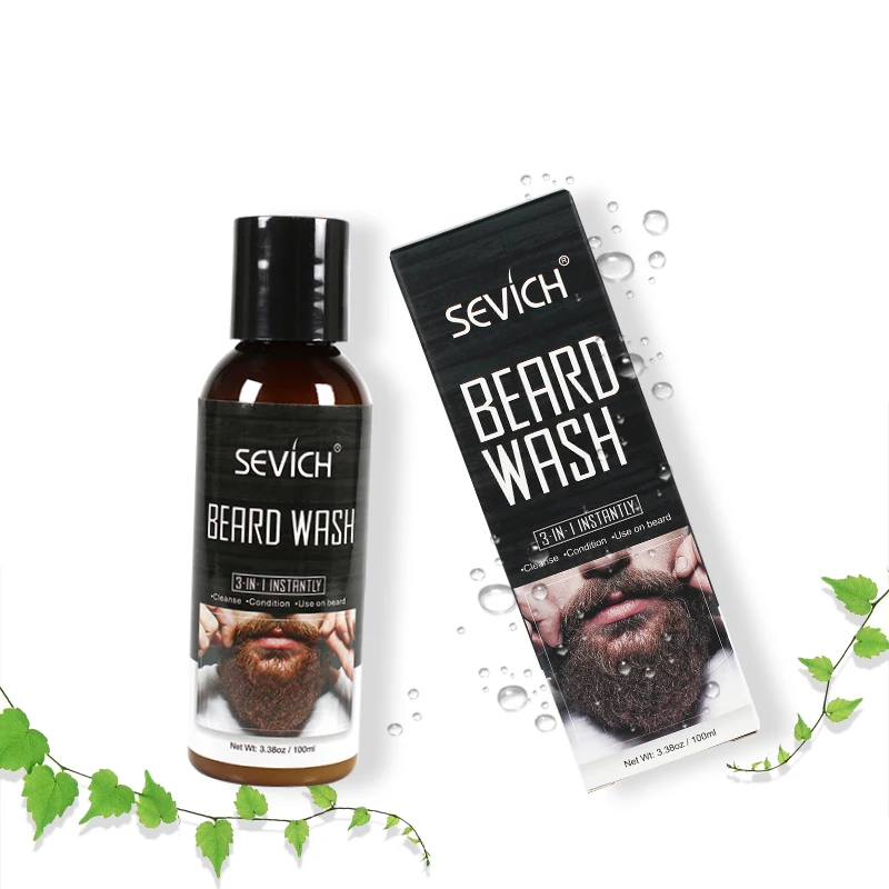 Organic Beard Shampoo And Conditioner Mens Beard Wash Shampoo Natural
