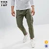 OEM factory wholesale twill slim fit 6 pocket cargo pants for men
