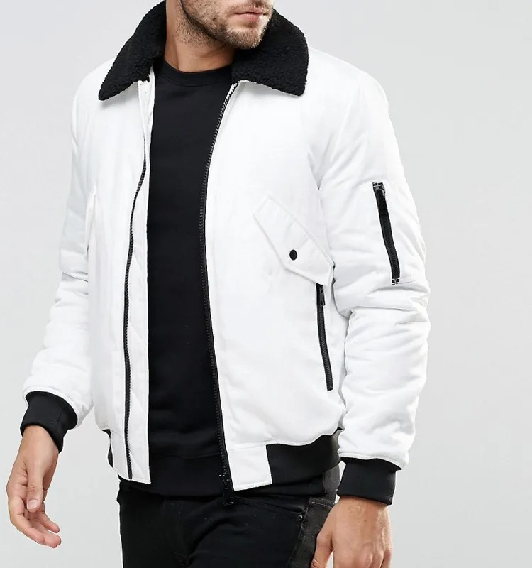 Winter Bomber Jacket Men Style