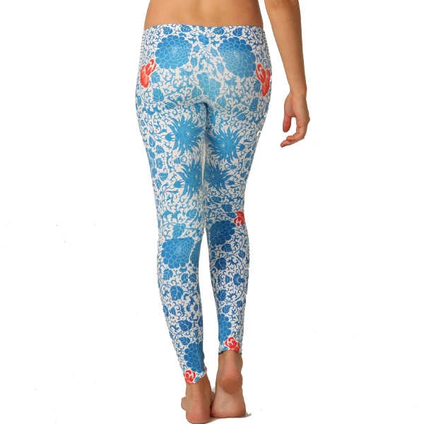 Unique Style Polyester Spandex Yoga Tights White Yoga Pants - Buy White ...