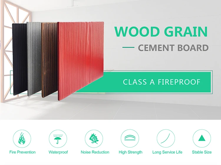 Weatherboards Siding Authentic Wood Grains Waterproof Fiber Cement