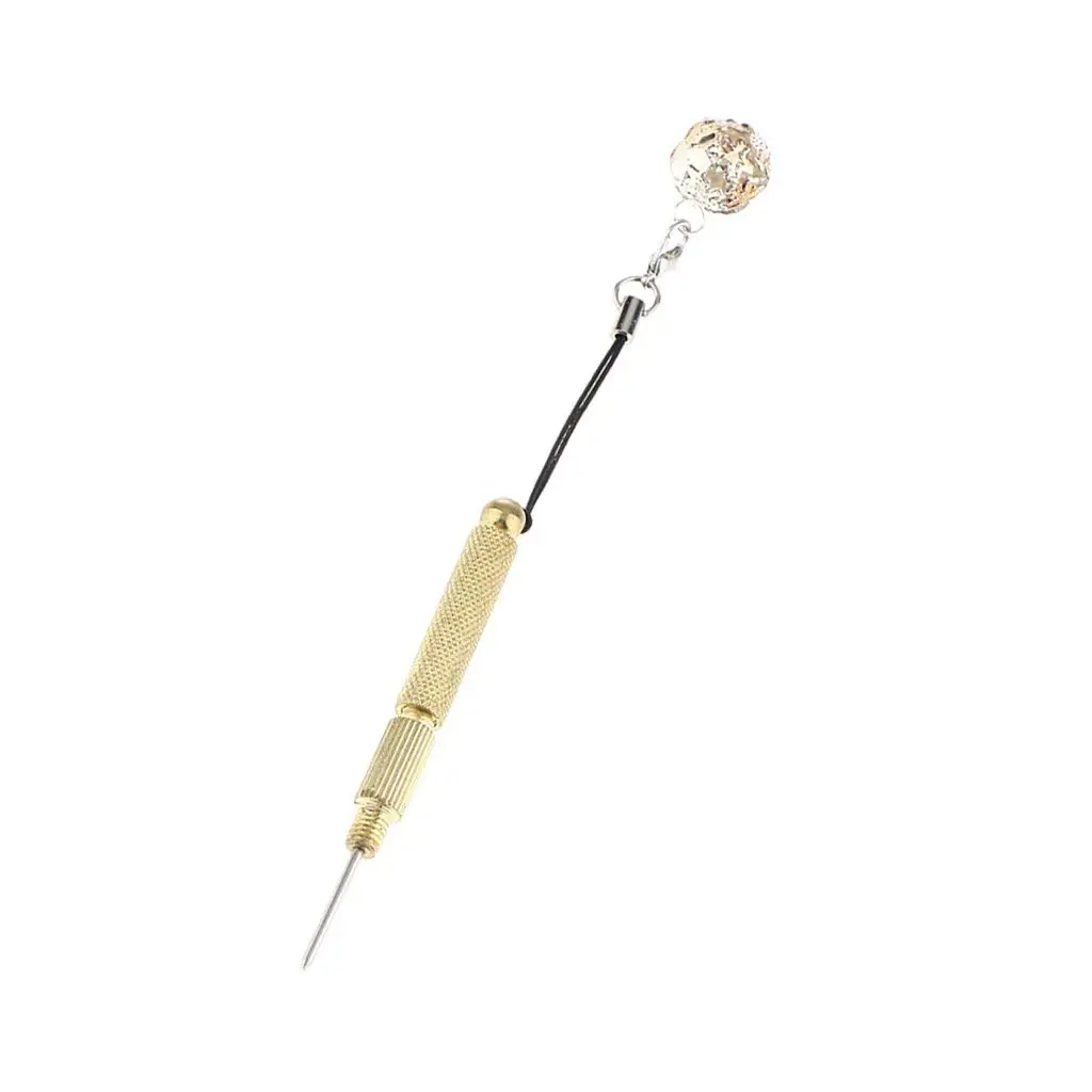 Golden Ikebana Kenzan Frog Needle Straightening Tool Bell Straightener Cleaner Pins