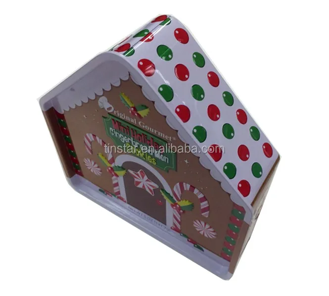 House Shaped Novelty Tin /'Chocolate Shop/'