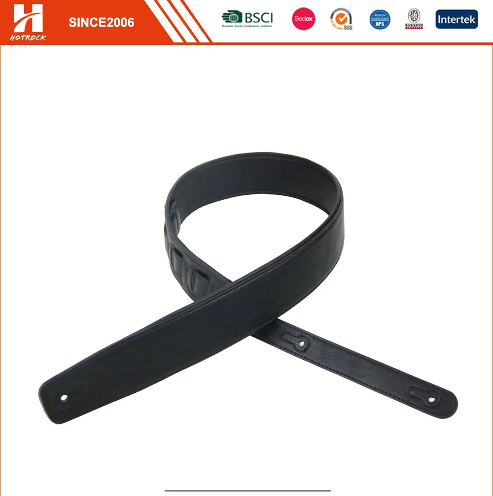 Wholesale Adjustable Guitar Belts fashion PU Leather Guitar Strap for Electric Guitar 1.jpg