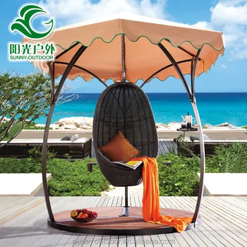 Factory Price WPC Wood Outdoor Round Swing Chair Factory Price WPC Wood Outdoor Round Swing Chair