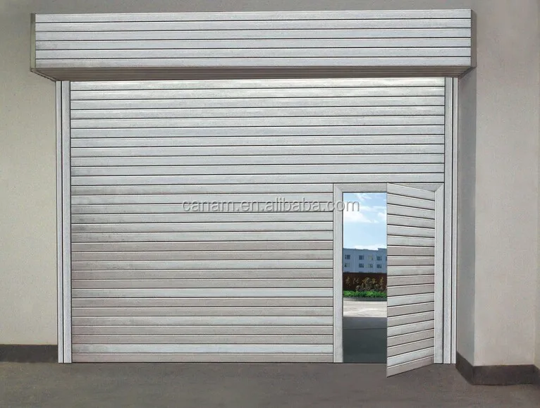 Good security durable aluminum bulletproof rolling shutter door