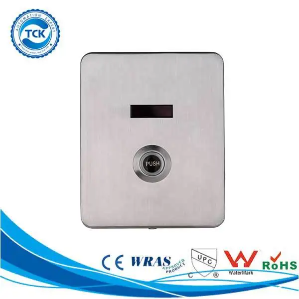 Dual activation IR sensor & push button wall mounted stainless steel male urinal