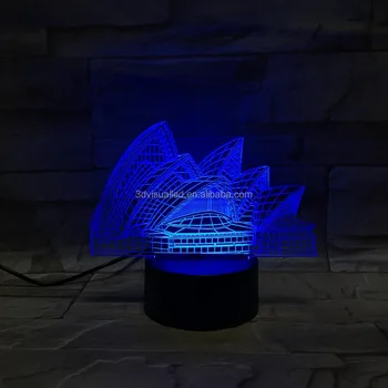 Optical 3d Illusion Lamp 3d Led Night Light 3d Desk Lamp Sydney