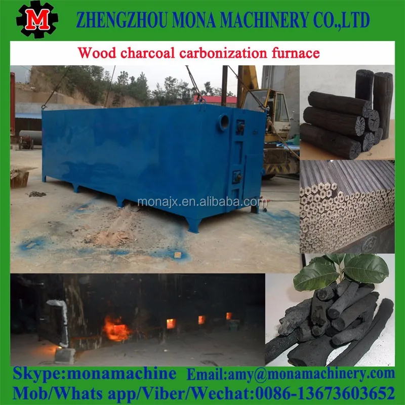 Wood Charcoal Producing Furnace Wood Charcoal Kiln Carbonizing Furnace