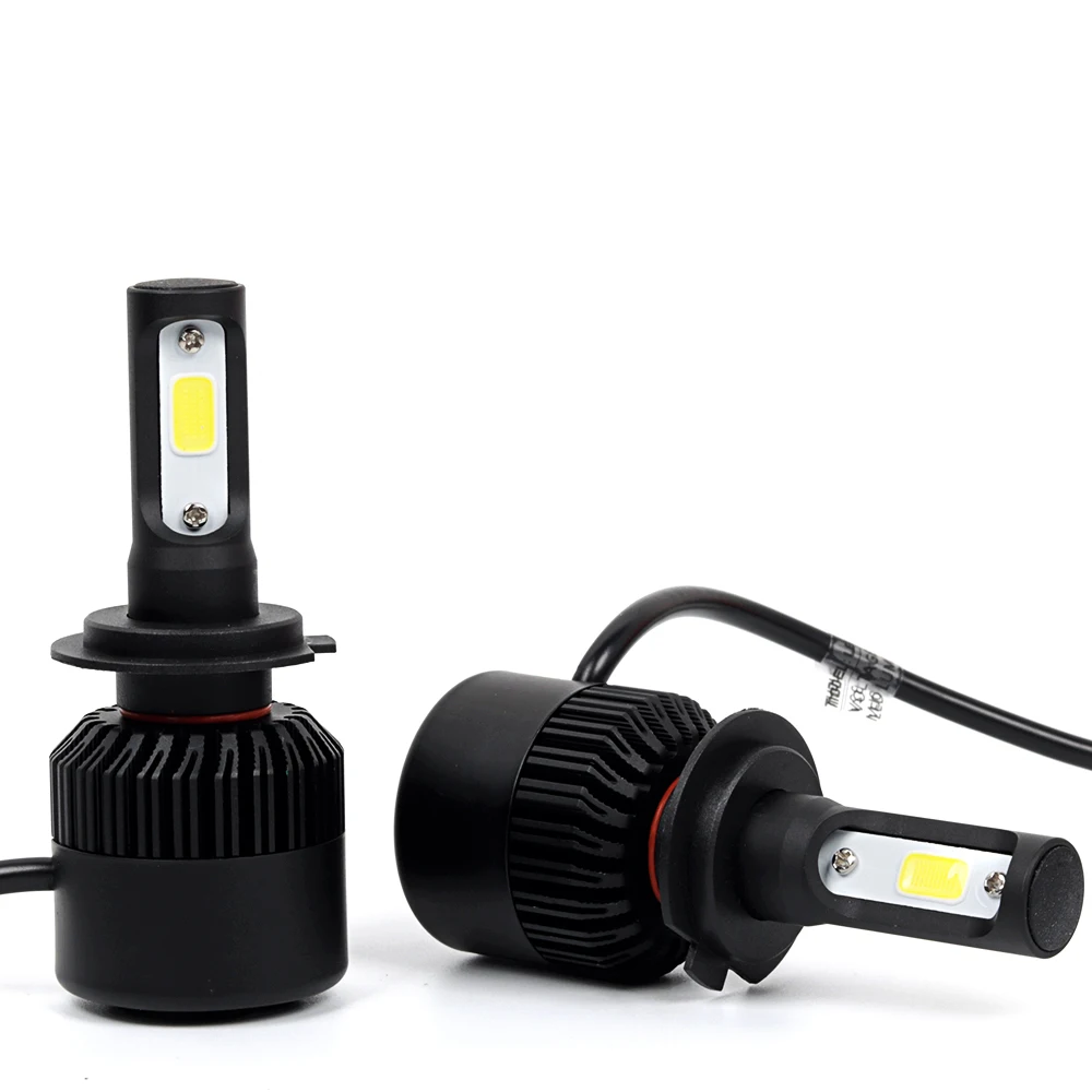 S2 N2 Fan Design 36w 4000lm Cob H1 H3 H7 H11 Led Headlight Bulbs For