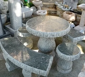 granite garden table and chairs