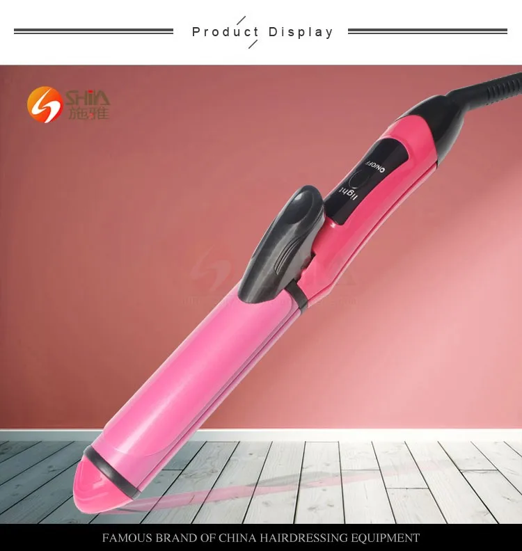 Pink Mini Tourmaline Ceramic Cheap Price 2 in 1 Hair Straightener and Curler