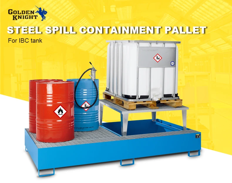 Spill Containment Pallets For Oil Drums,Oil Spill Equipment For ...