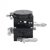 4 Axis 60*60 mmXYZR Trimming Platform Manual Linear Stage fine Tuning Sliding Table