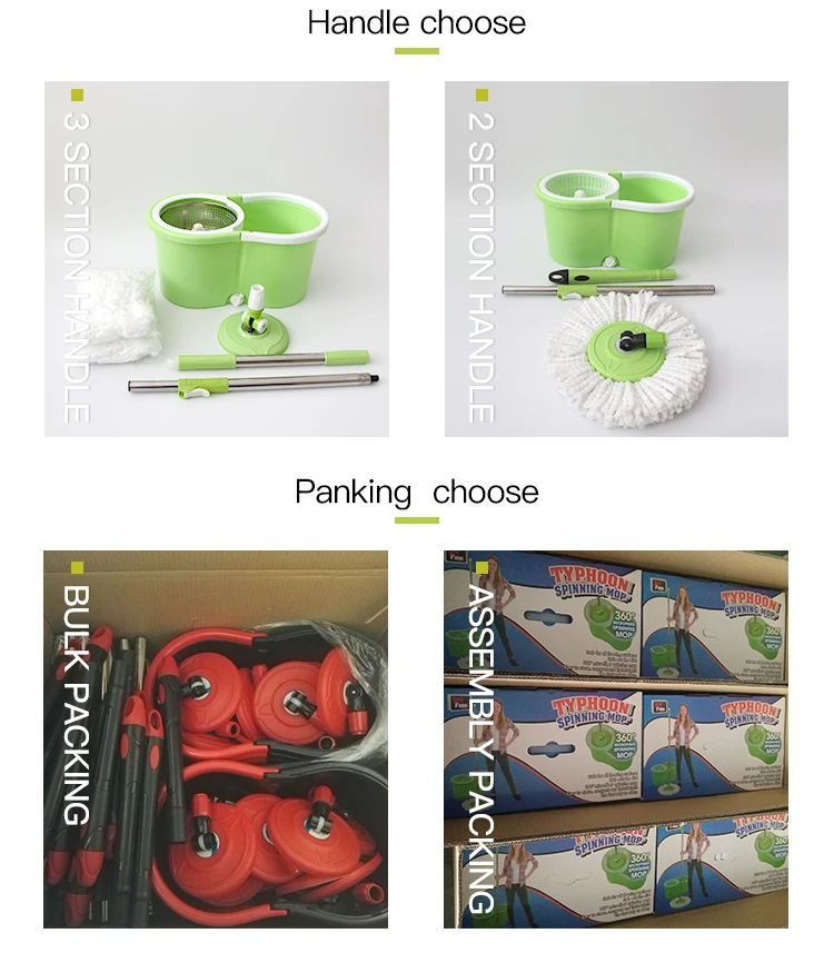 Easy Life Household Water Absorbing Spinning Mop With Bucket